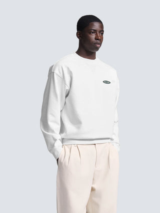 Distressed “F*ck Off I'm Gardening” Crewneck - Grey Melange