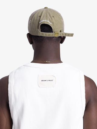 Logo Cap Distressed - Washed Olive Green