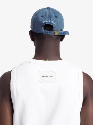 Logo Cap Distressed - Washed Navy