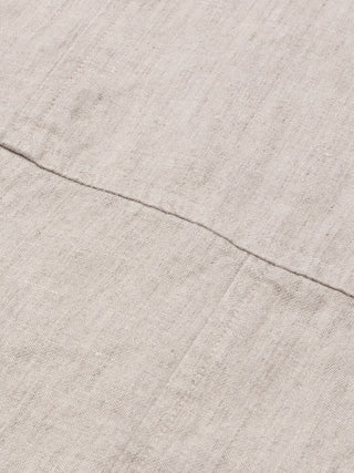 Linen Repair Shirt Shortsleeve - Natural Linen