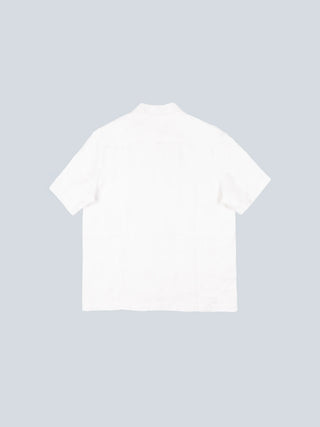 Linen Repair Shirt Shortsleeve- White