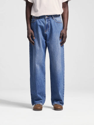 Denim Trousers - Washed Indigo