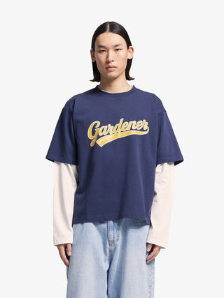 Double Layer T-shirt - Midnight Blue
