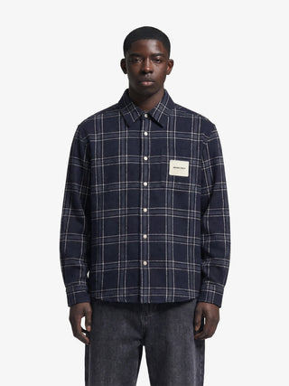 Flanel Overshirt - Navy