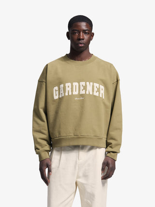 Gardener Crewneck - Olive Green