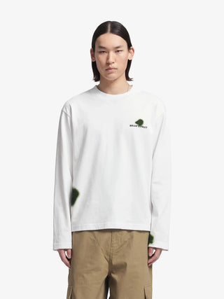 Grass Stain Longsleeve - White