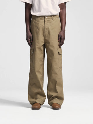 Ripstop Cargo Trousers - Olive Green