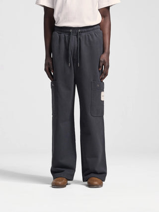 Side Pocket Sweat Trousers - Shadow Black