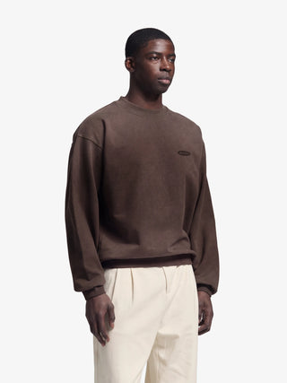 Distressed “F*ck Off I’m Gardening” Crewneck - Brown