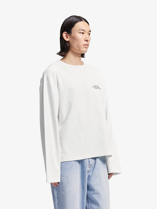 Stamp Waffle Longsleeve - White