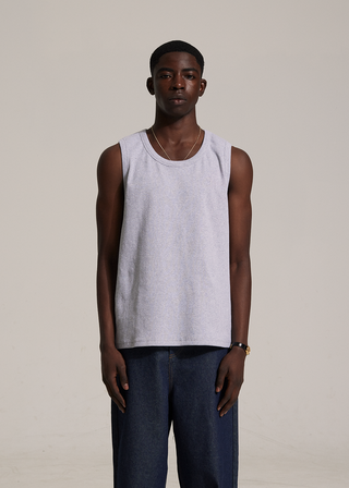 Rib Tank-Top - Grey