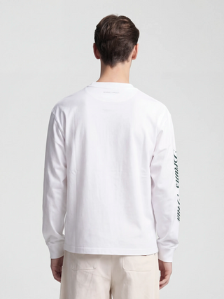 Script Logo Longsleeve - White