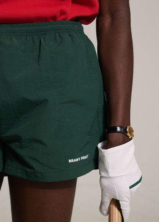Logo shorts green
