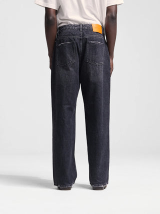 Denim Trousers - Washed Black