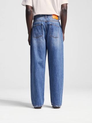 Denim Trousers - Washed Indigo