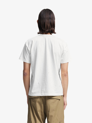 Distressed Quote T-shirt - White