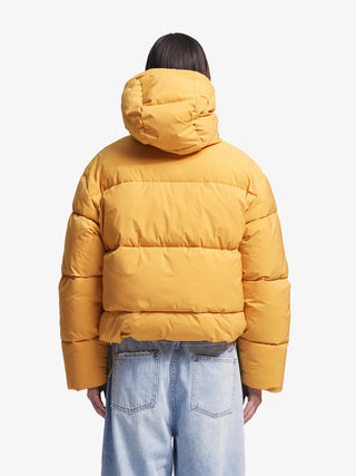 Hooded Puffer Jacket - Sunrise Yellow
