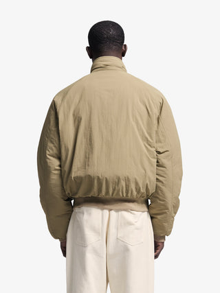 Reversible Bomber Jacket - Olive Green