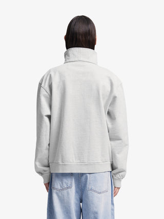 Script Logo Quarter Zip - Beige