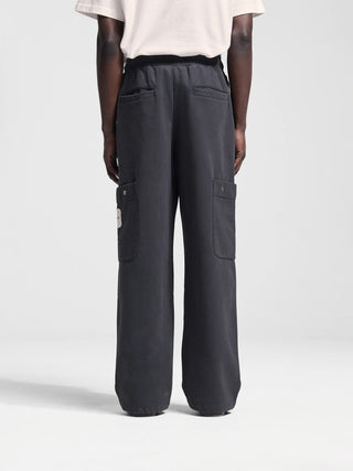 Side Pocket Sweat Trousers - Shadow Black