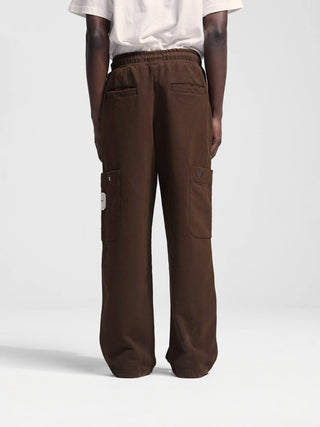 Side Pocket Sweat Trousers - Brown