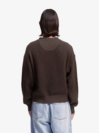 Stamp Knit - Brown