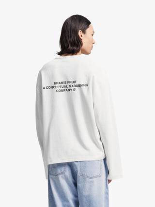 Stamp Waffle Longsleeve - White