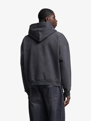 Sunflower Zipper Hoodie - Shadow Black