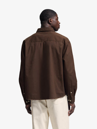Varsity Shirt LS - Brown