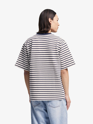 Varsity Striped T-shirt - Navy
