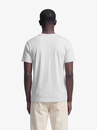 Fitted Script Logo T-shirt - Natural Melange