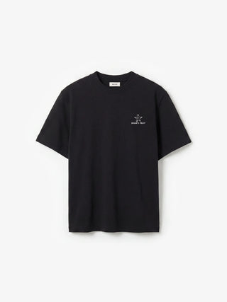 Lemon Outline T-shirt - Shadow Black