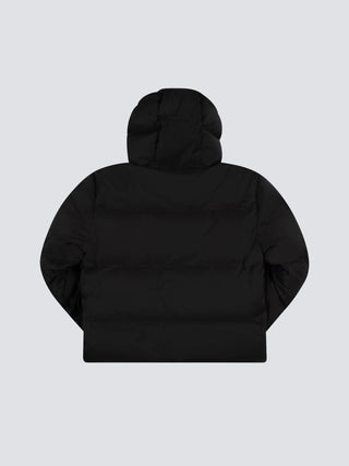 Hooded Puffer Jacket - Black