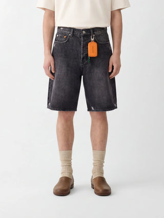 Denim Shorts - Washed Black