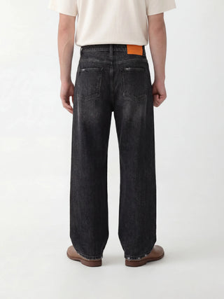 Denim Trousers - Washed Black