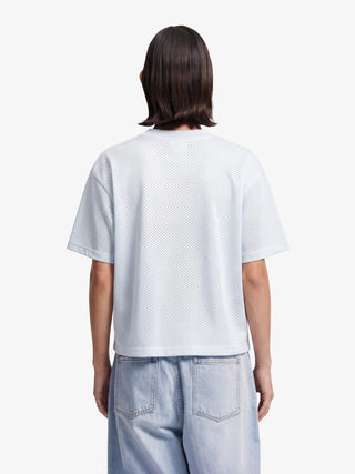 Mesh Logo T-shirt - Blueberry Blue