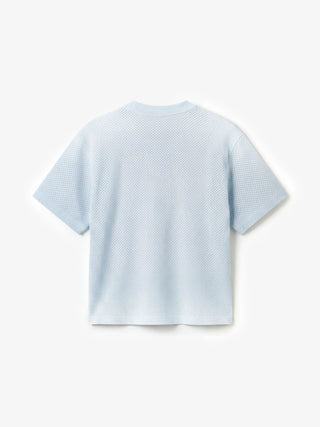 Mesh Logo T-shirt - Blueberry Blue