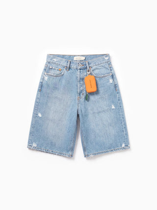 Denim Shorts - Washed Indigo