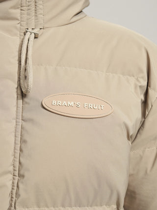 Hooded Puffer Jacket - Khaki