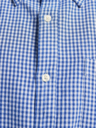 Distressed Farmer’s Shirt LS - Navy