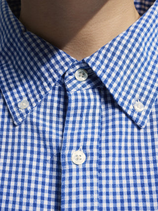 Distressed Farmer’s Shirt SS - Navy