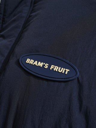 Emblem Patch Padded Vest - Navy