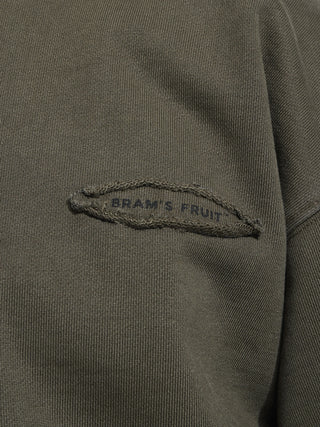 Cut & Sew “F*ck Off I'm Gardening” Crewneck - Washed Charcoal Black