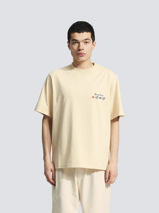 Flora T-shirt - Solid Beige
