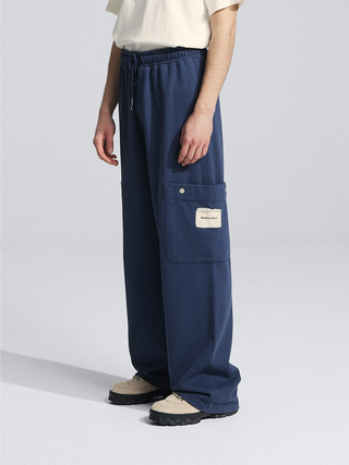 Side Pocket Trousers - Solid Midnight Blue