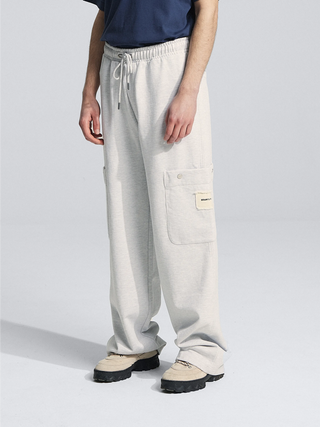 Side Pocket Trousers - Grey Melange