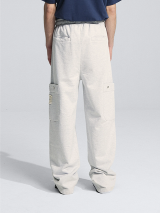 Side Pocket Trousers - Grey Melange