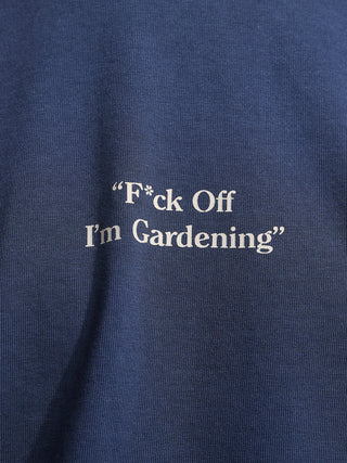 "F*ck Off I'm Gardening" Raglan T-shirt - Solid Midnight Blue