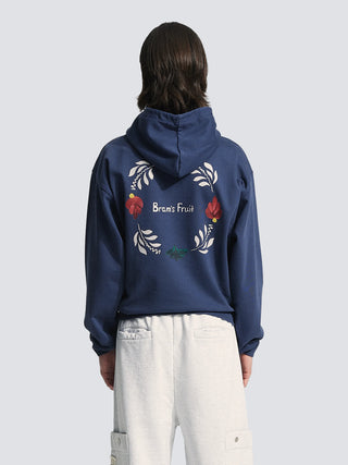 Flora Hoodie - Washed Navy