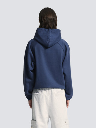 "F*ck Off I'm Gardening" Raglan Hoodie- Solid Midnight Blue